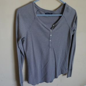 American Eagle Thermal Henley